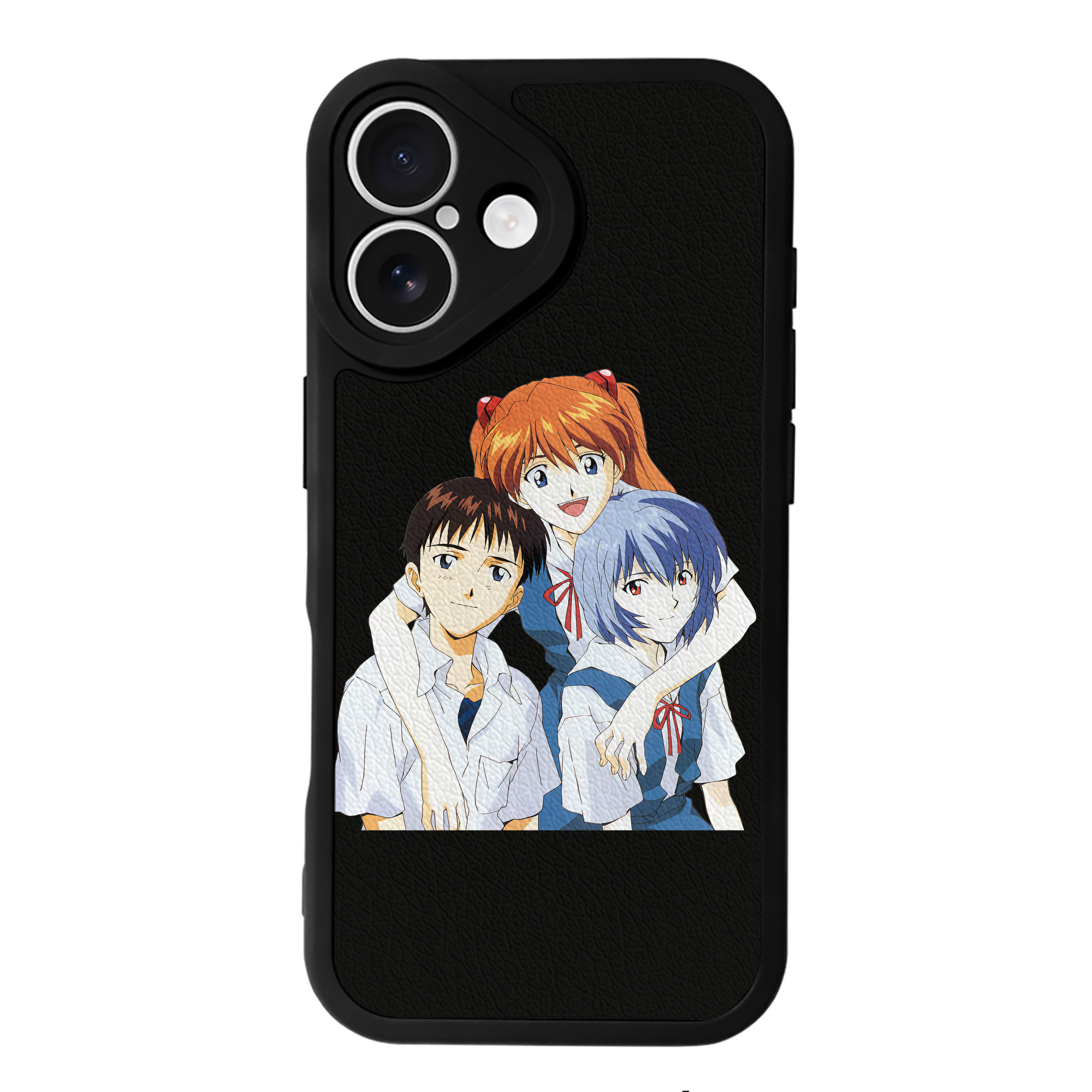 （画像用） EVA 新世紀エヴァンゲリオン 【iPhone 16シリーズ対応】シリコンスマホケース（レザー調） 材質：シリコン